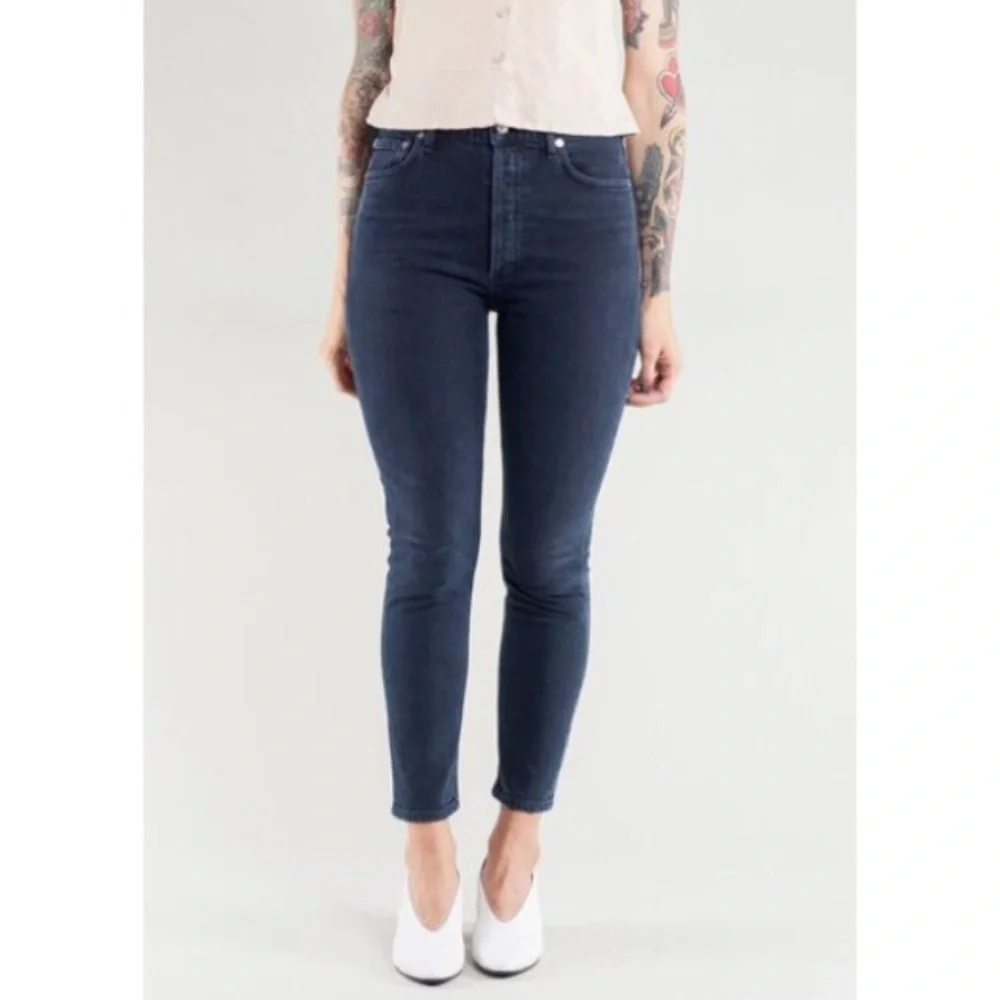 AGOLDE | Nico High Rise Skinny Jeans Darkwash - Picture 1 of 8